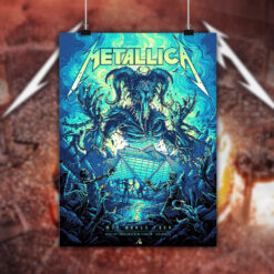 metallica m72 tour wall art june 3 2025 mercedes benz stadium apocalypse atlanta poster canvas