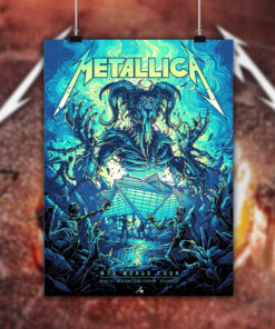 metallica m72 tour wall art june 3 2025 mercedes benz stadium apocalypse atlanta poster canvas