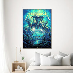 metallica m72 tour wall art june 3 2025 mercedes benz stadium apocalypse atlanta poster canvas 3