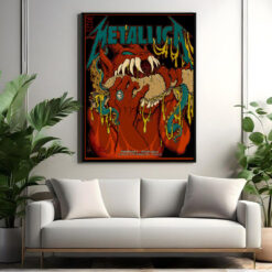 metallica m72 wall art may 23 2025 lincoln financial field tentacle monster poster 2
