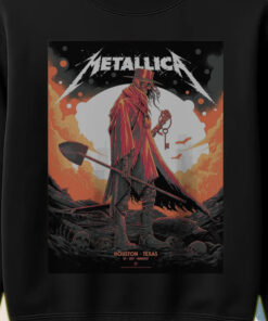 metallica m72 world tour sweatshirt june 14 2025 houston texas exclusive reaper graphic 2