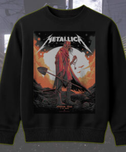 metallica m72 world tour sweatshirt june 14 2025 houston texas exclusive reaper graphic