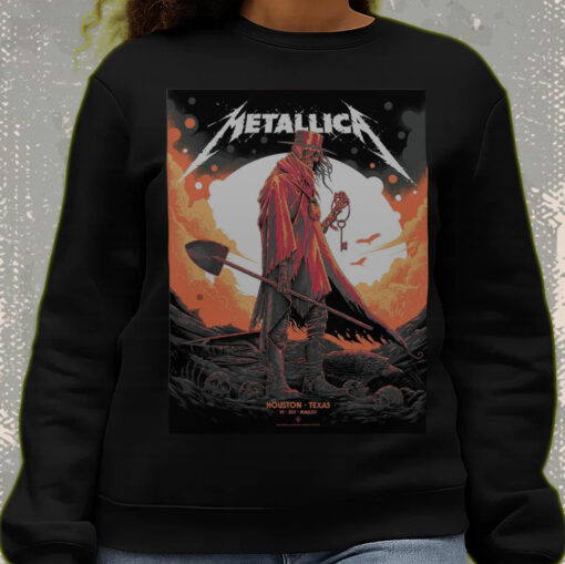 metallica m72 world tour sweatshirt june 14 2025 houston texas exclusive reaper graphic 3