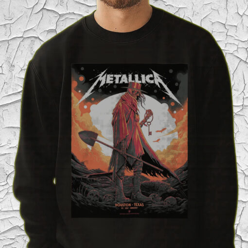 metallica m72 world tour sweatshirt june 14 2025 houston texas exclusive reaper graphic 4