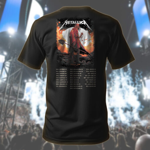 metallica m72 world tour t shirt june 14 2025 houston tx nrg stadium death reaper key art 2