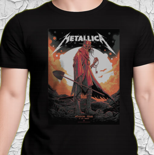metallica m72 world tour t shirt june 14 2025 houston tx nrg stadium death reaper key art 2