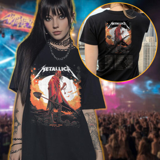 metallica m72 world tour t shirt june 14 2025 houston tx nrg stadium death reaper key art 3
