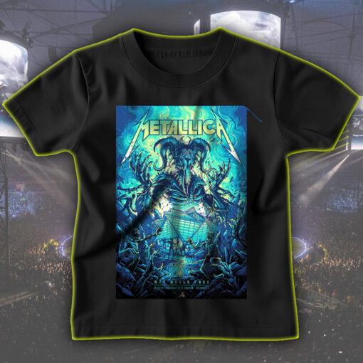 metallica m72 world tour t shirt june 3 2025 atlanta georgia mercedes benz stadium demon ram apocalypse art