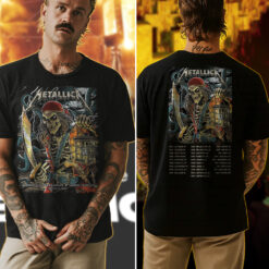 metallica m72 world tour t shirt june 8 2025 tampa fl raymond james stadium pirate skeleton concert art 4