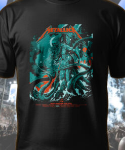 metallica north american tour shirt 2025 cthulhu sea monster art m72 collector merch tee hoodie more 1