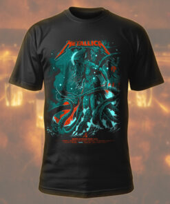 metallica north american tour shirt 2025 cthulhu sea monster art m72 collector merch tee hoodie more 1