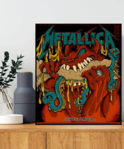 metallica philadelphia poster may 25 2025 m72 tour burger demon canvas wall art 1