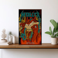metallica philadelphia poster may 25 2025 m72 tour burger demon canvas wall art1