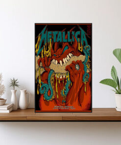 metallica philadelphia poster may 25 2025 m72 tour burger demon canvas wall art1