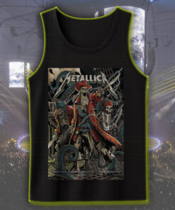 metallica pirate skeleton tank top m72 tour tampa june 6 2025 raymond james stadium official merch