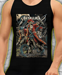 metallica pirate skeleton tank top m72 tour tampa june 6 2025 raymond james stadium official merch 4