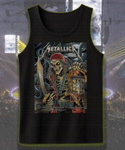 metallica pirate skeleton tank top m72 tour tampa june 8 2025 raymond james stadium official merch