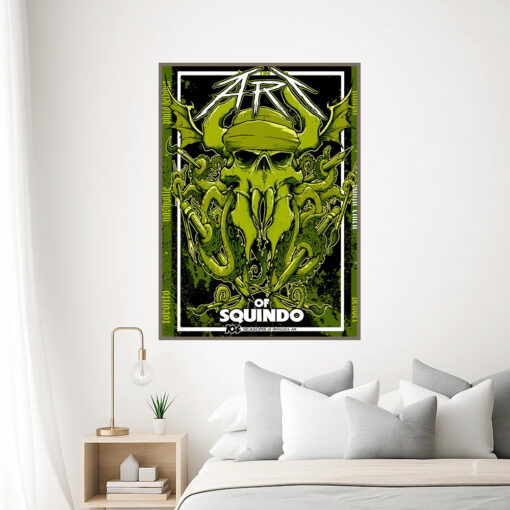 metallica squindo art canvas bay area exhibit june 21 2025 104 seasons limited wall poster design 3