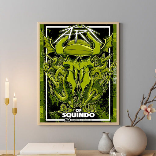 metallica squindo art canvas bay area exhibit june 21 2025 104 seasons limited wall poster design