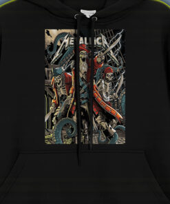 metallica tampa hoodie june 6 2025 m72 world tour pirate skeleton kraken design raymond james stadium 2