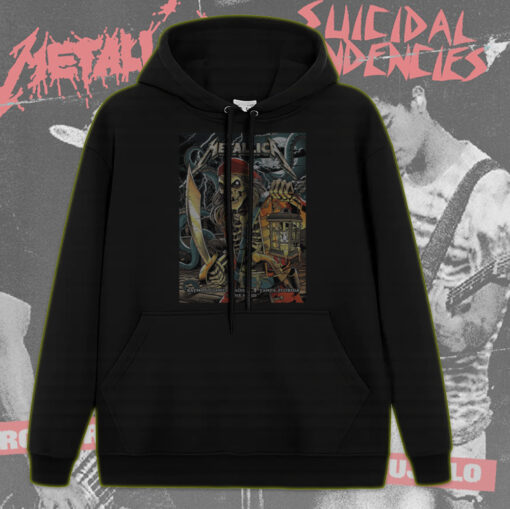 metallica tampa hoodie june 8 2025 m72 world tour pirate skeleton kraken design raymond james stadium