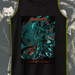 metallica tank top m72 tour 2025 north america tentacle monster artwork official concert merch 1