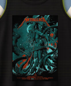 metallica tank top m72 tour 2025 north america tentacle monster artwork official concert merch 2