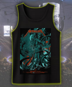 metallica tank top m72 tour 2025 north america tentacle monster artwork official concert merch