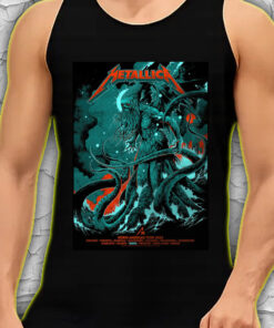 metallica tank top m72 tour 2025 north america tentacle monster artwork official concert merch 4