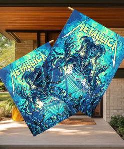 metallica tour flag june 3 2025 mercedes benz stadium m72 skeleton demon ram artwork atlanta show banner