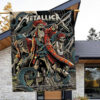 metallica tour flag m72 tampa pirate skeleton art june 6 2025 limited stadium banner edition 2