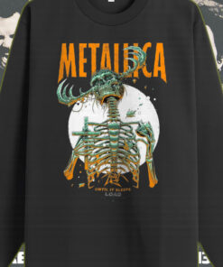 metallica until it sleeps long sleeve load era design skeleton reaper tour art 2025 1