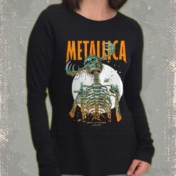 metallica until it sleeps long sleeve load era design skeleton reaper tour art 2025 3