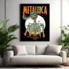 metallica until it sleeps poster load album era skeleton reaper canvas print 2025 art by luke preece