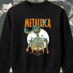 metallica until it sleeps sweatshirt load era reaper skeleton art 2025 collectible concert style 1