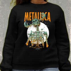 metallica until it sleeps sweatshirt load era reaper skeleton art 2025 collectible concert style 3