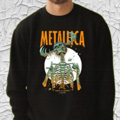 metallica until it sleeps sweatshirt load era reaper skeleton art 2025 collectible concert style 4