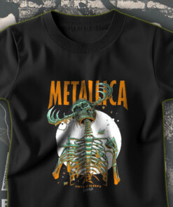 metallica until it sleeps t shirt load era tour design skeleton reaper art limited edition 2025 merch 1