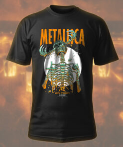 metallica until it sleeps t shirt load era tour design skeleton reaper art limited edition 2025 merch 1