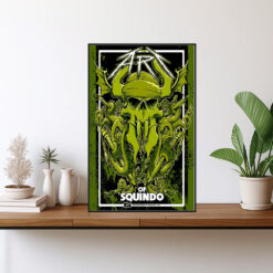 metallica x squindo poster 104 seasons of art limited edition skull tentacles canvas print 1