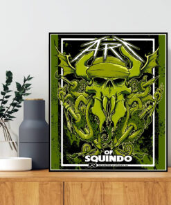 metallica x squindo poster 104 seasons of art limited edition skull tentacles canvas print 1