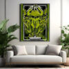 metallica x squindo poster 104 seasons of art limited edition skull tentacles canvas print