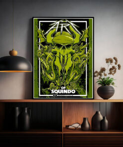 metallica x squindo poster 104 seasons of art limited edition skull tentacles canvas print 2