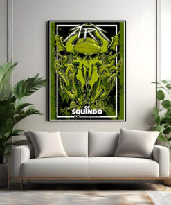 metallica x squindo poster 104 seasons of art limited edition skull tentacles canvas print