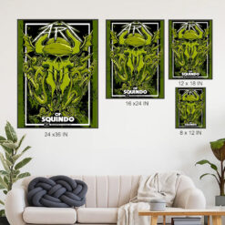 metallica x squindo poster 104 seasons of art limited edition skull tentacles canvas print