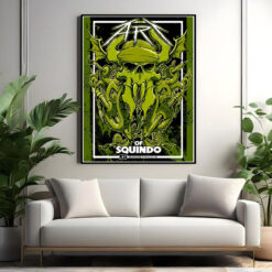 metallica x squindo poster 104 seasons of art limited edition skull tentacles canvas print