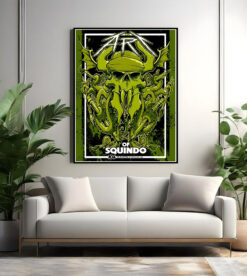 metallica x squindo poster 104 seasons of art limited edition skull tentacles canvas print
