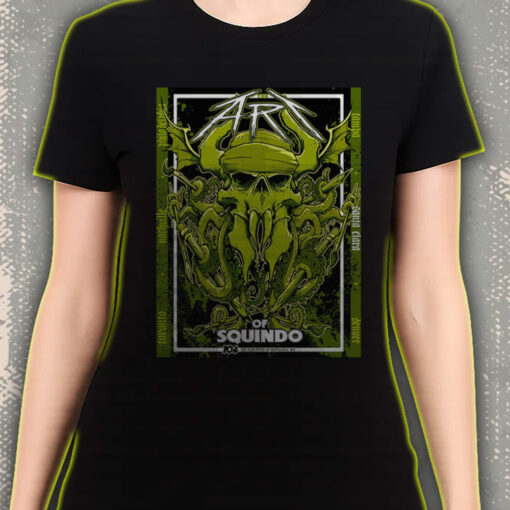 the art of squindo 2025 limited edition t shirt metallica bay area exhibit 104 seasons artist drop 3