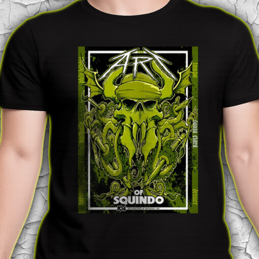 the art of squindo 2025 limited edition t shirt metallica bay area exhibit 104 seasons artist drop 4