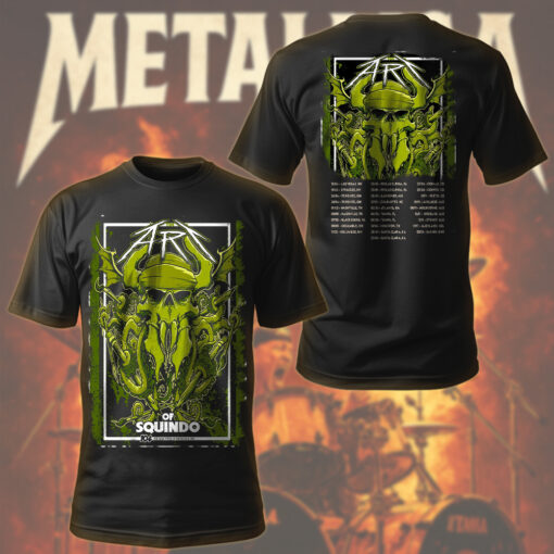 the art of squindo 2025 limited edition t shirt metallica bay area exhibit 104 seasons artist drop